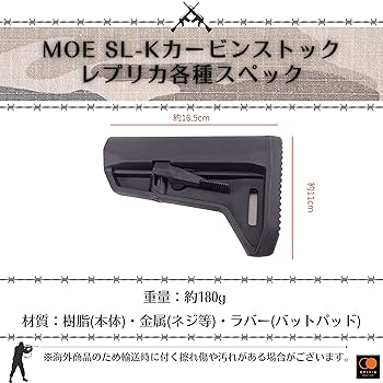 ピース実物MagpulMOESL-Kストック レプリカ ライザー セッ ピース実物MagpulMOESL-Kストック レプリカ ライザー セッ GBRS